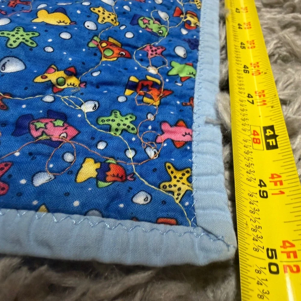 Quilters on the Rock Handcrafted Reversible Birdhouse and Fish Quilt